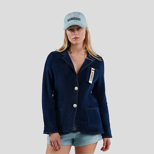 Baindoux Terry cap blauw