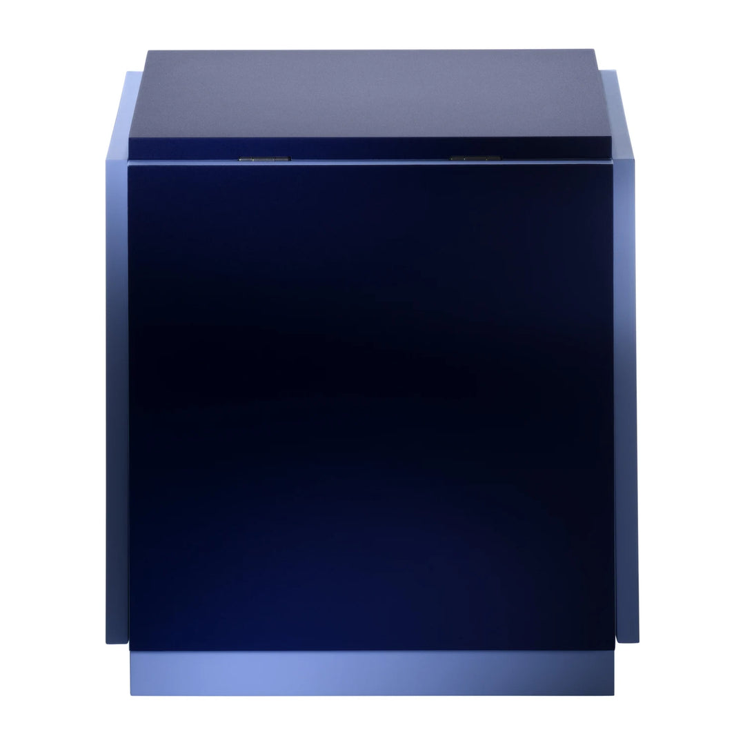 Tecta K10N bijzettafel blauw dichtgeklapt