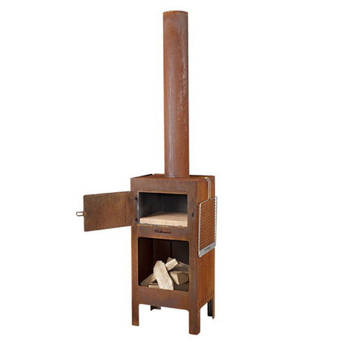 weltevree outdoor oven zwart bruin