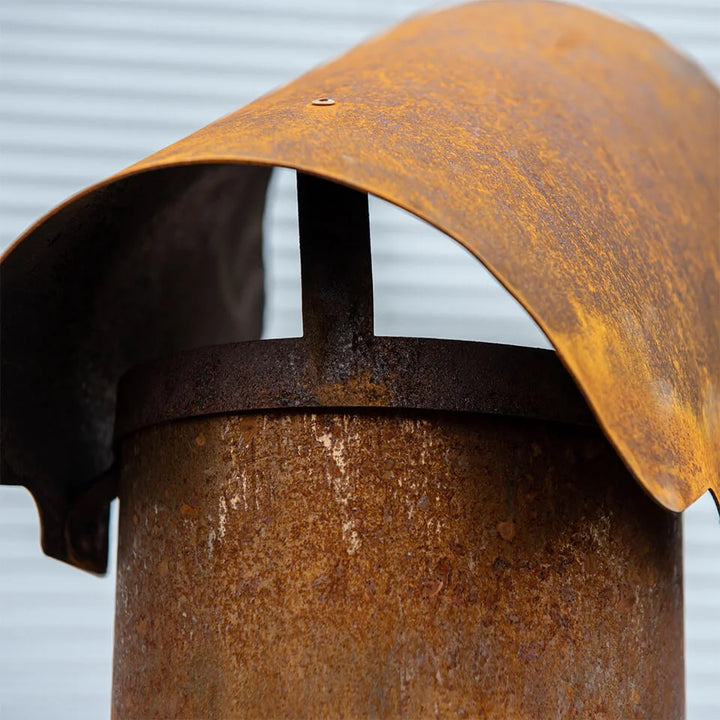 Weltevree Outdooroven Chimney Cowl van dichtbij