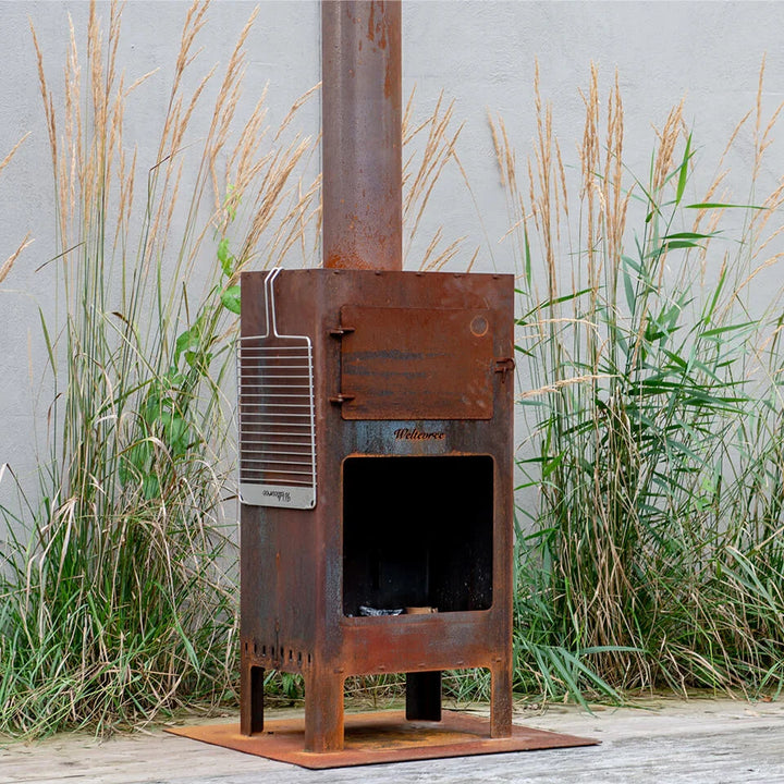 Weltevree Outdooroven op de Vloerplaat