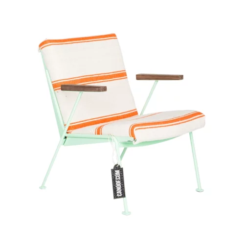 Ahrend oase fauteuil rietveld stoel groen oranje