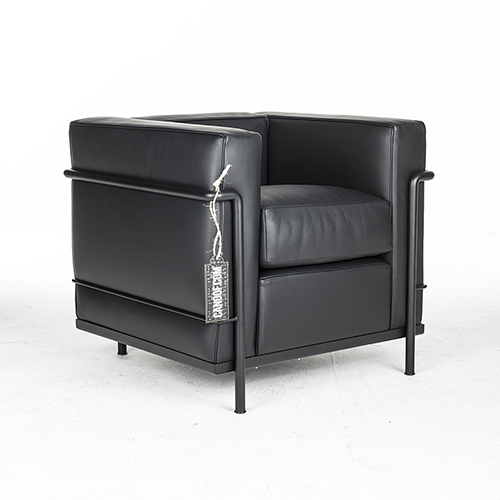 Cassina LC2 fauteuil zwart zwart