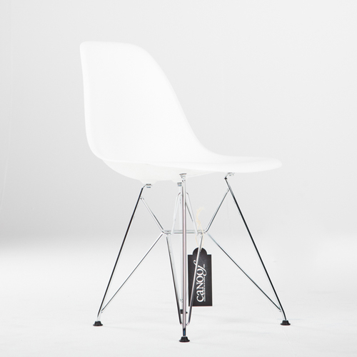 Oordeel ongeduldig tafel Vitra DSR Kuip wit chrome frame (nieuwe zithoogte) - Canoof.nl