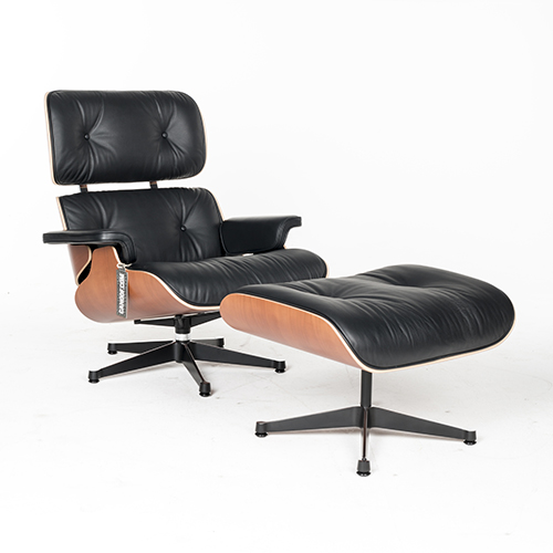 Vitra Eames Lounge Chair en Ottoman kersenhout nieuwe afmetingen