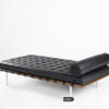 knoll barcelona day bed zwart leder