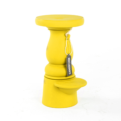 moooi new antiques bar stool geel