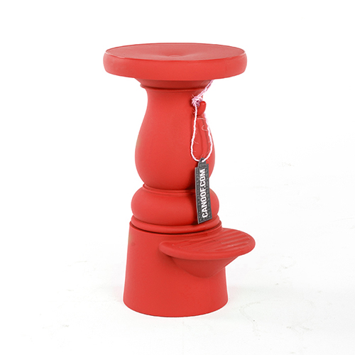 moooi new antiques bar stool rood laag