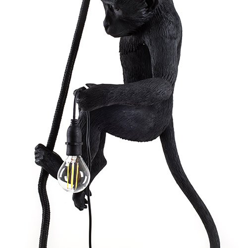 seletti aap lamp zwart hangend plafond