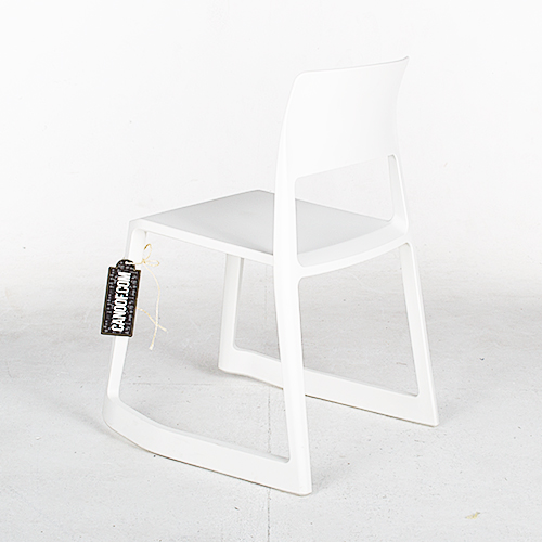 verdieping bijnaam Modderig Vitra Tip Ton stoel // Uitvoering: wit kunststof - Canoof.nl