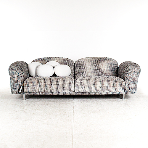 Moooi Cloud Sofa Gestoffeerd Boucle Zwart Wit Canoof Nl Moooi Cloud