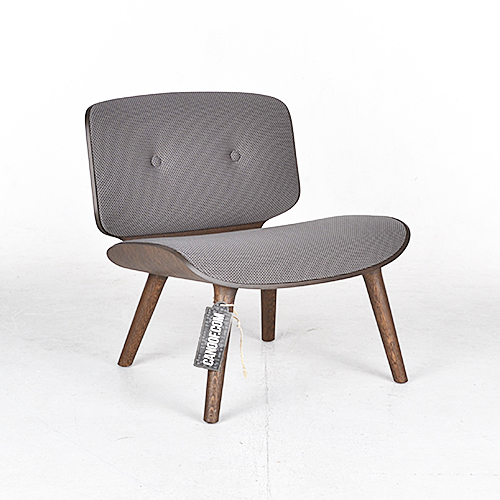 moooi nut lounge chair and footstool