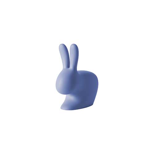 qeeboo rabbit xs blauw