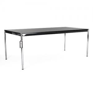 Spin Bedrog Dapperheid USM Haller tafel // Afm. 150x50cm // Top zwart gebeitst hout - Canoof.nl