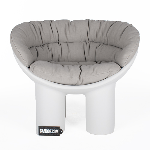 Driade Roly Poly fauteuil lichtgrijs