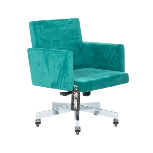 Lensvelt AVL office chair velours turkoois