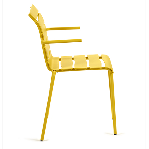 Maarten Baas Aligned Chair Armleuningen geel
