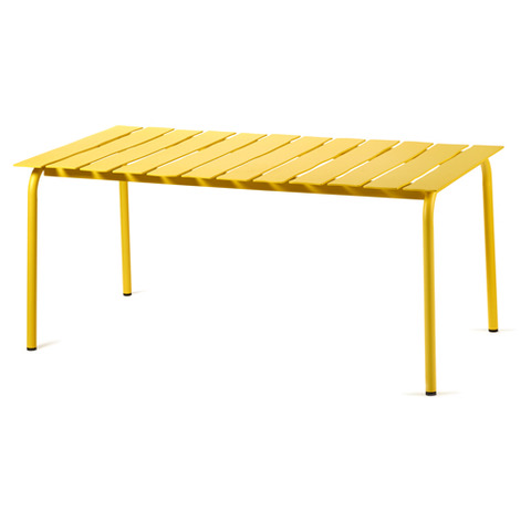 Maarten Baas Aligned tafel 170x85cm geel