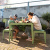 Weltevree Bended tafel groen