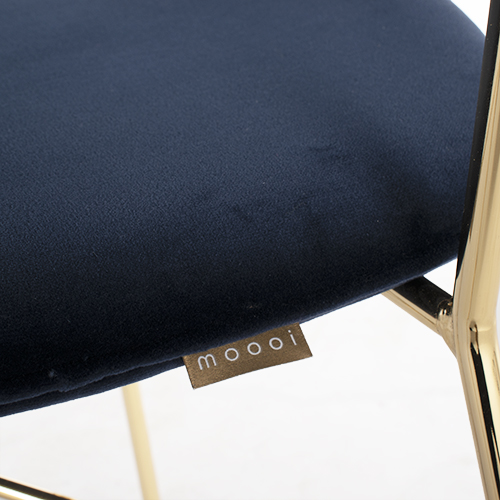 Moooi Golden Chair donkerblauw