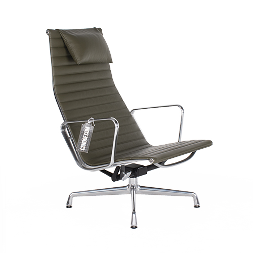 Vitra EA124 fauteuil groen