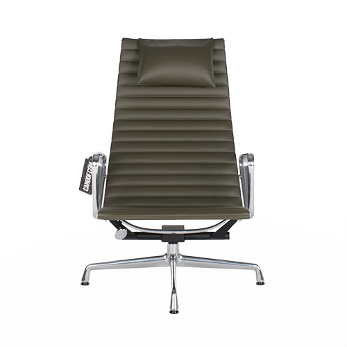 Vitra EA124 fauteuil groen