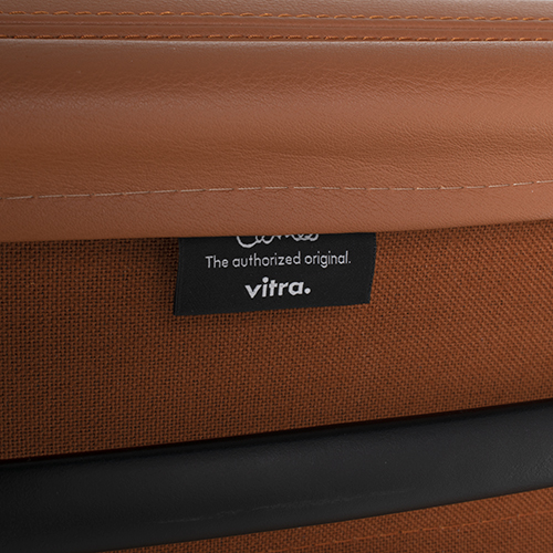 Vitra EA217 softpad cognac leder