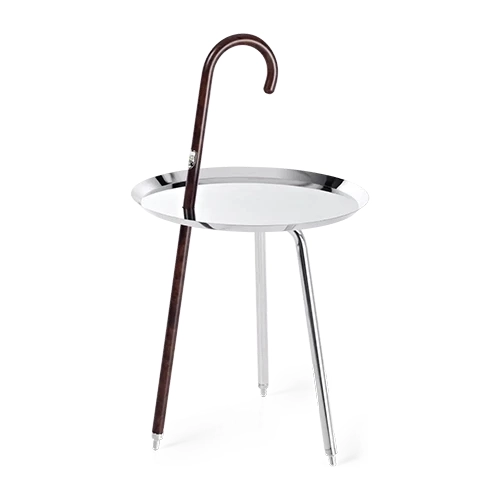 Moooi Urban hike bijzettafel zilverkleurig