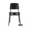 Vitra Tout Bois chair donker eikenhout