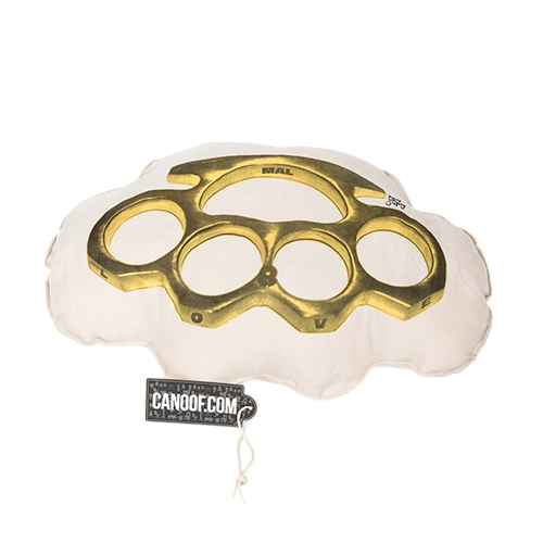 Mal Killing me Softly brass knuckles pillow