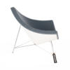 Vitra coconut chair blauw