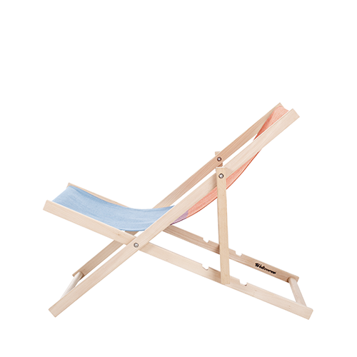 Weltevree Beach chair rood/blauw