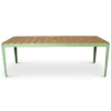 Weltevree bended tafel hout groen