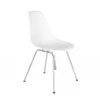 Vitra DSX kuipstoel wit chrome