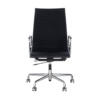 Vitra EA119 bureaustoel zwart hopsak chroom