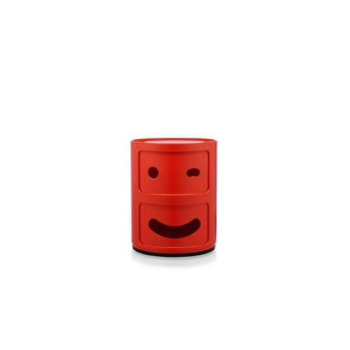 Kartell Componibili kast smile rood