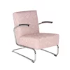 Gispen 405 fauteuil oranje/wit
