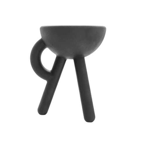 Tubby chair black