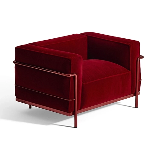Cassina 3 fauteuil grand confort (grand modèle) limited edition rood
