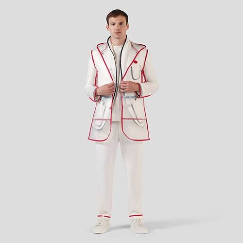 Baindoux Transparensea jas
