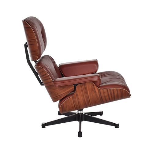 Vitra Eames Lounge chair bruin leder
