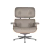 Vitra Eames Lounge chair en ottoman notenhout sand leder