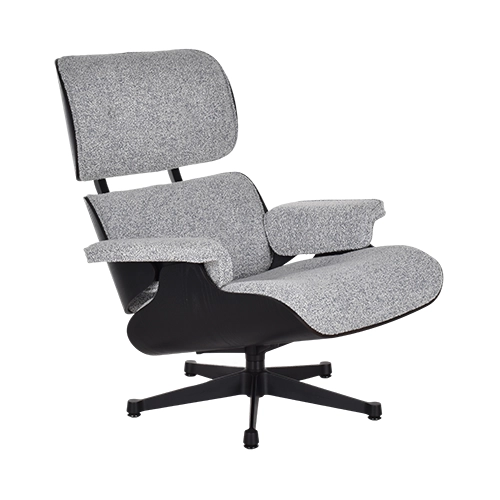 Vitra Eames Lounge chair Nubia blauw zwart essenhout
