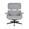 Vitra Eames Lounge chair Nubia blauw zwart essenhout