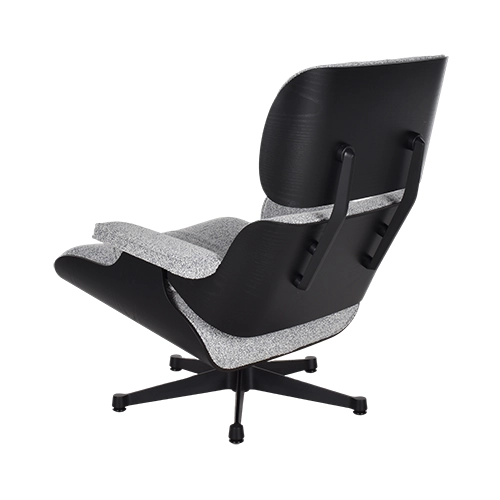 Vitra Eames Lounge chair Nubia blauw zwart essenhout